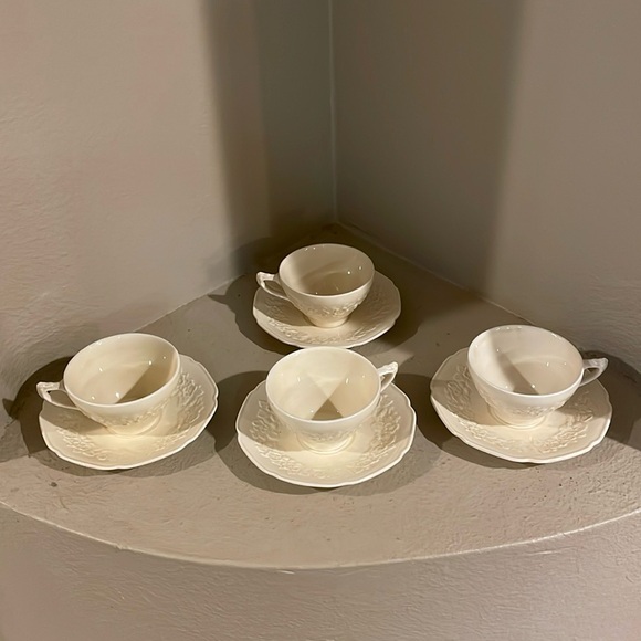 Crown Ducal Gainsborough Bundle - 4 Teacups & Saucers - Picture 3 of 10